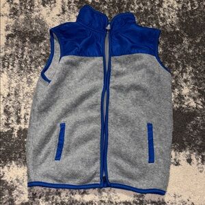 Old Navy Blue and Gray Fleece Vest